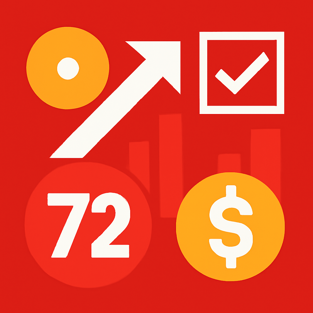 Illustration depicting common issues and solutions for 72 Lottery.
