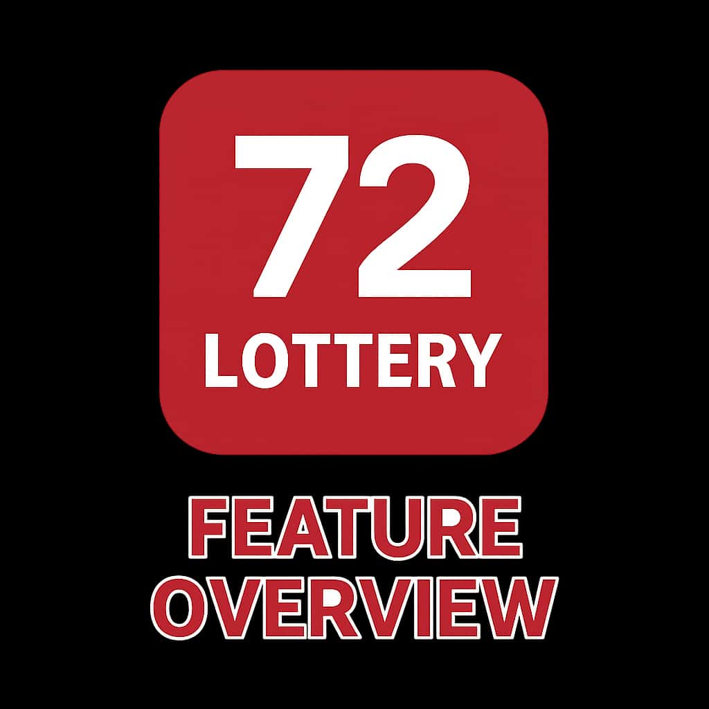 Icon representing 72 Lottery features and support.