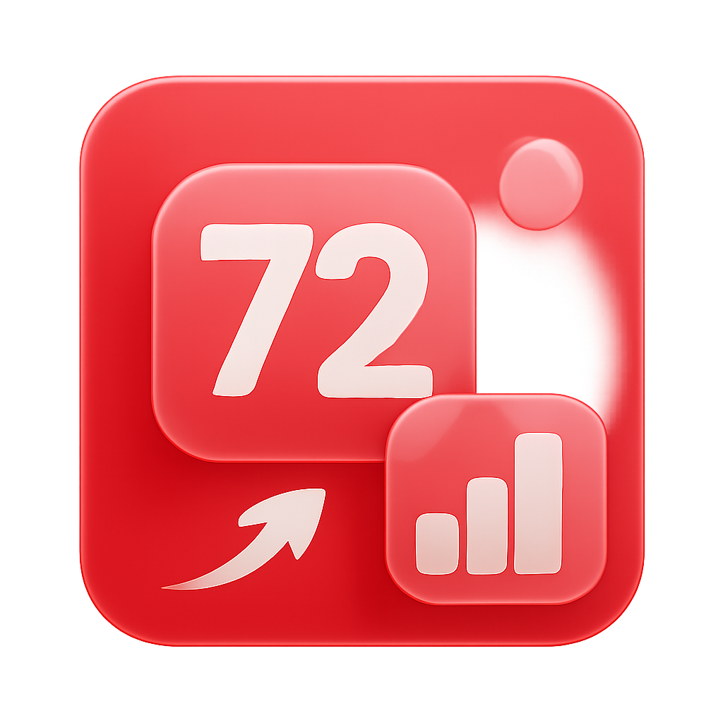 A badge representing the security features of 72 Lottery, ensuring user safety.