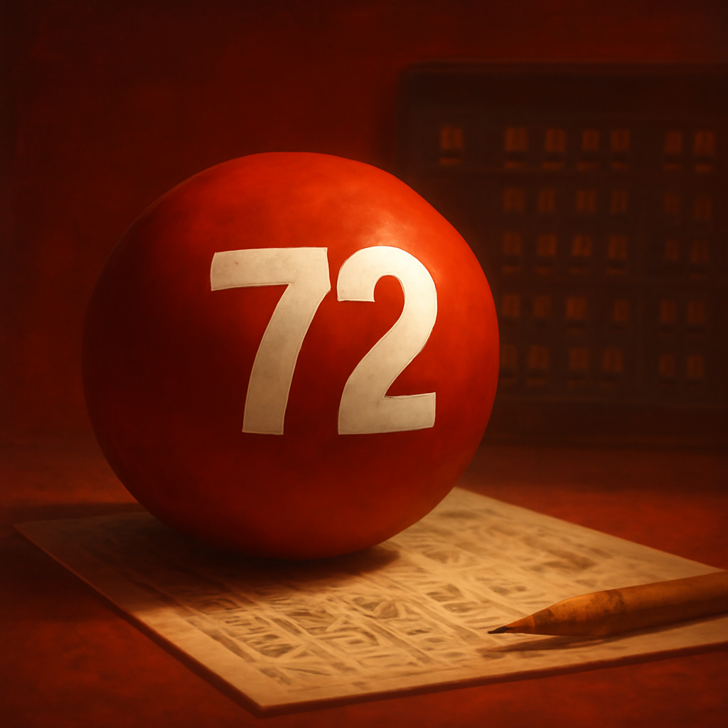 Icon representing security tips for a 72 Lottery account.