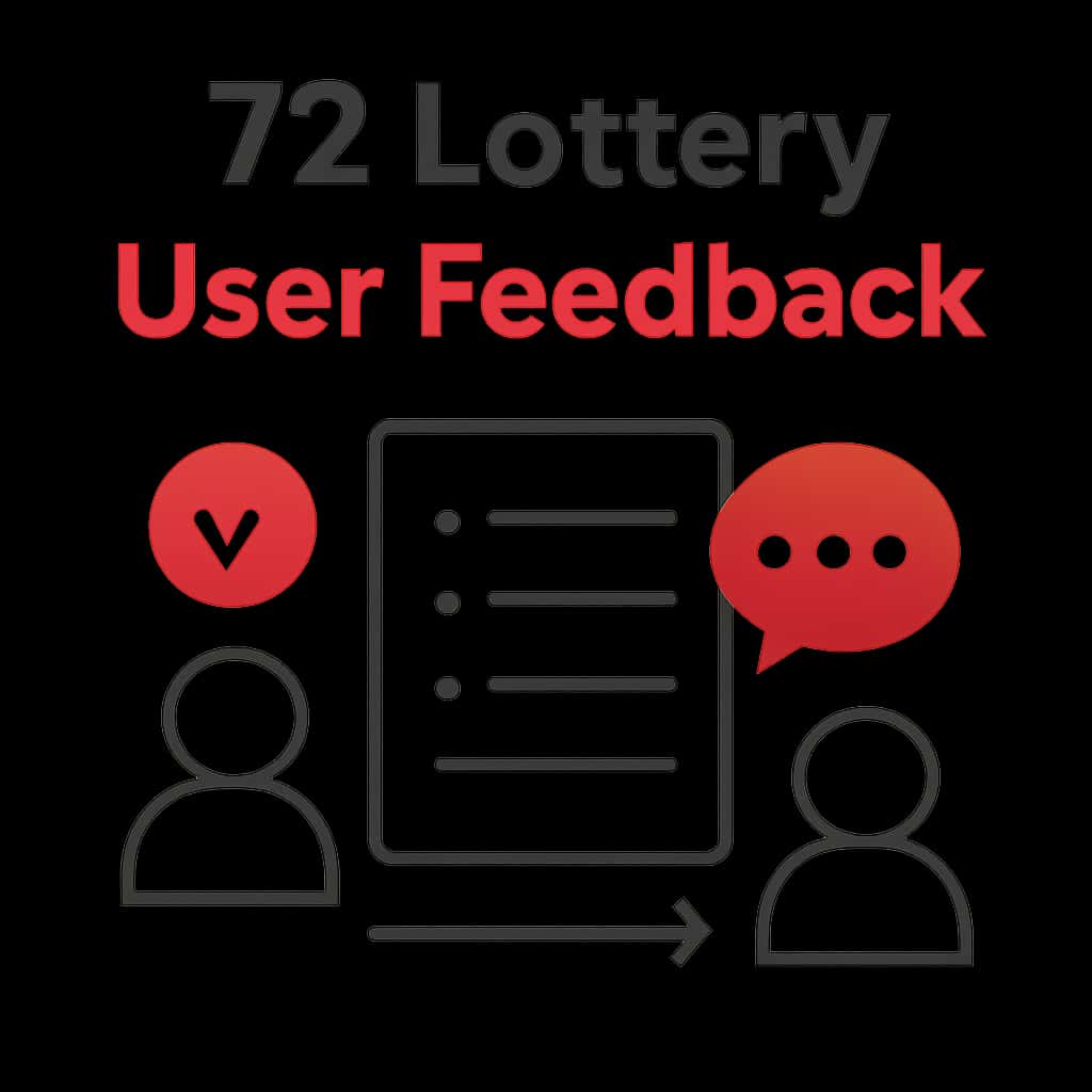 Diagram illustrating key points on 72 Lottery User Feedback.