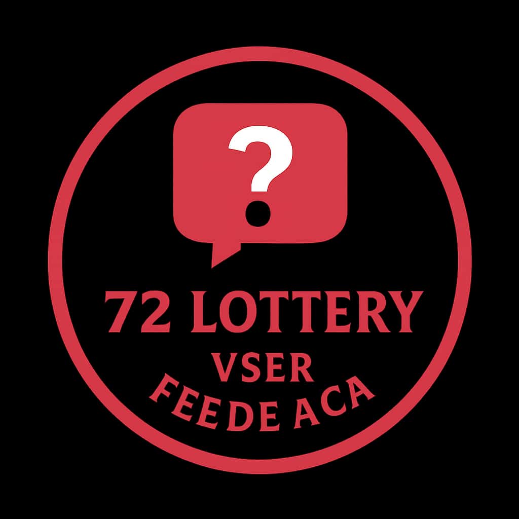 Icon representing 72 Lottery User Feedback guidance.